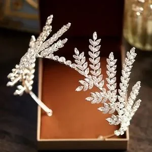 Crystal Olive Branch Tiara Tiara Tuesday! This is an olive wreath tiara (appropriate  main image 4
